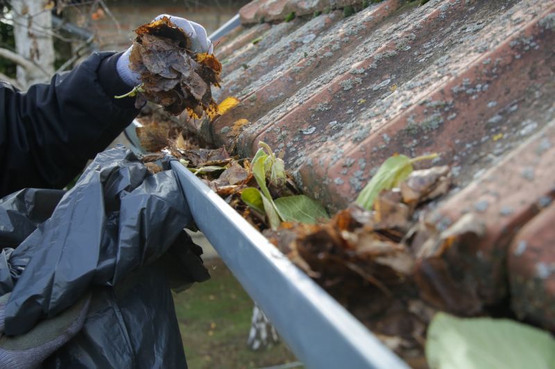 Clogged vs. Clear Gutters